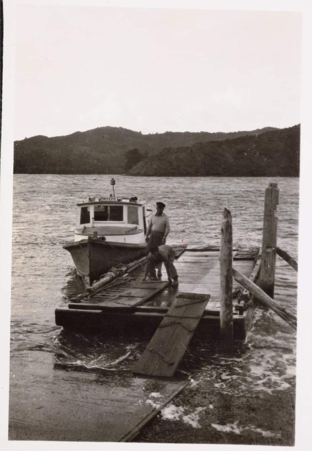 Historic boat at jetty