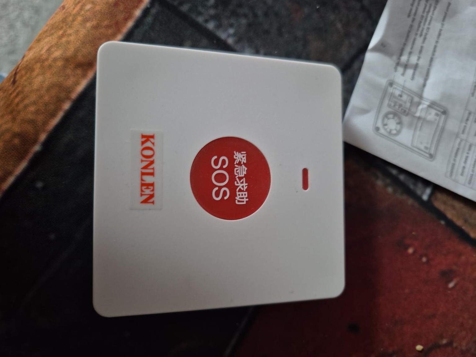 Separate SOS emergency transmitter