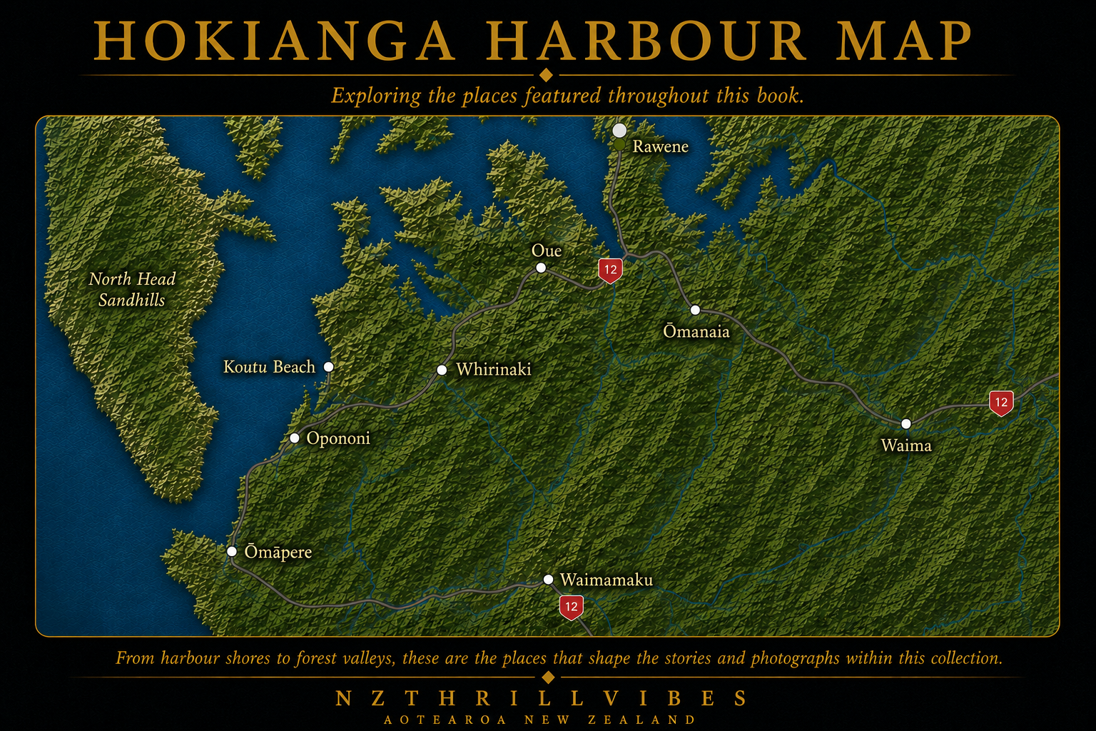 Hokianga Photography Map